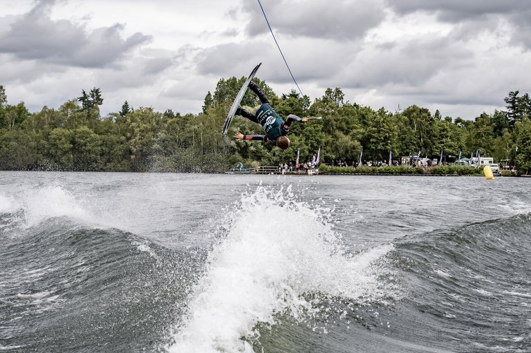 Charlie Lloyd at the 2022 Malibu Boats UK Wakeboard And Wakesurf Nationals